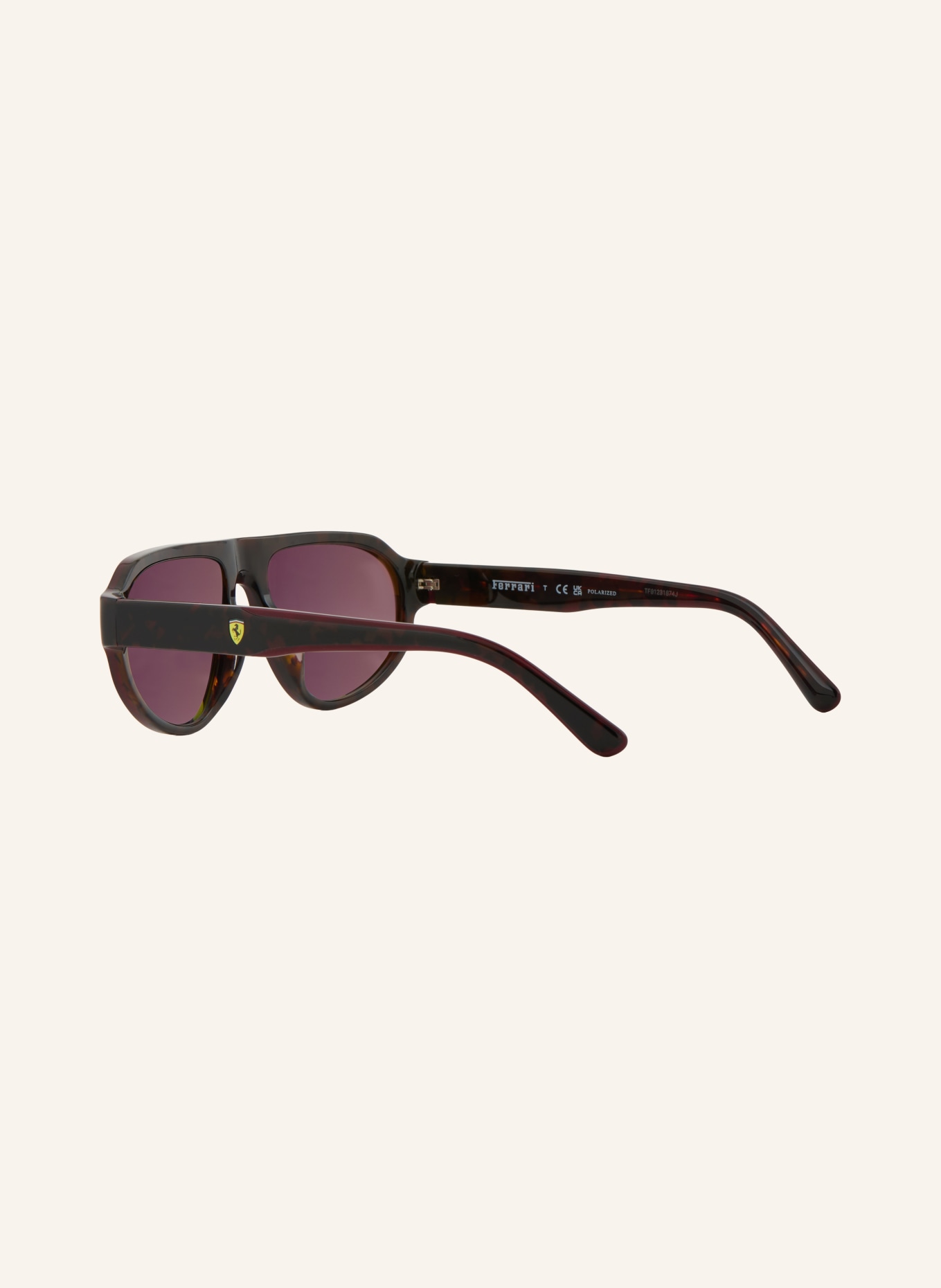 Scuderia Ferrari Sonnenbrille FZ6027U: HAVANA/ ROT POLARISIERT