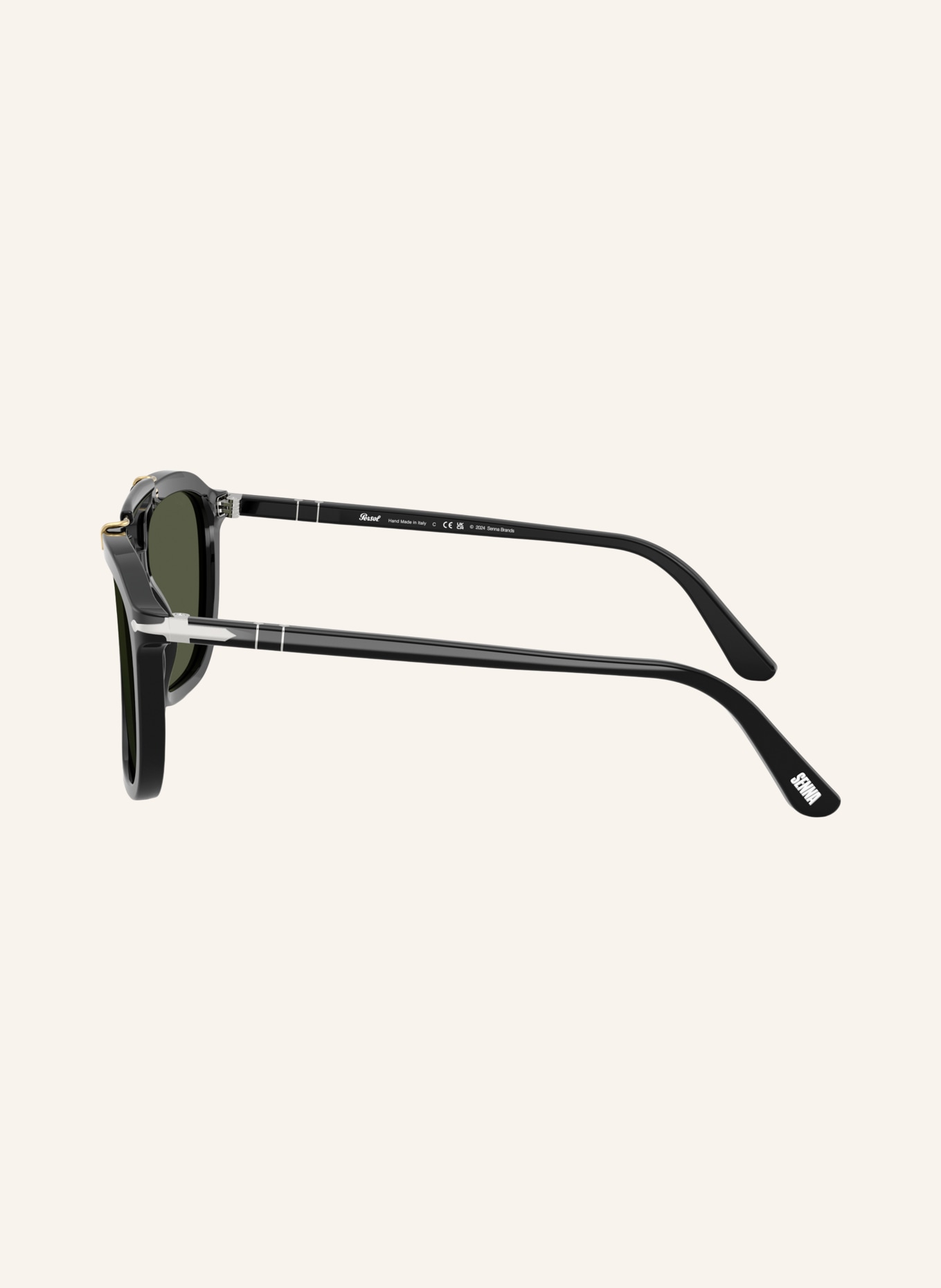 Persol Zonnebril PO0203S: ZWART/ GROEN
