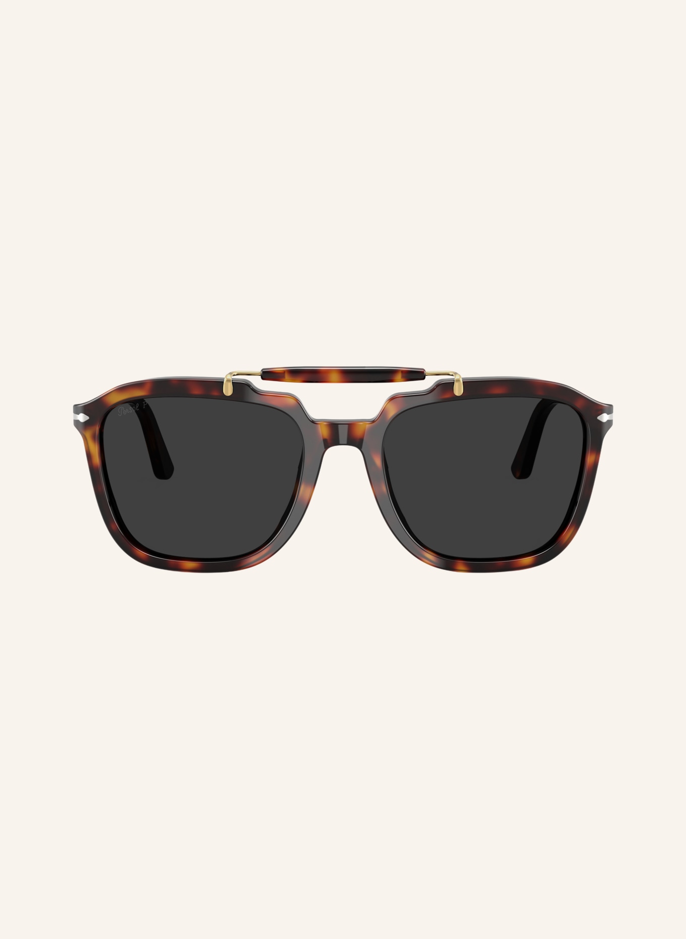 Persol Zonnebril PO0203S: HAVANA/ DONKERGRIJS GEPOLARISEERD