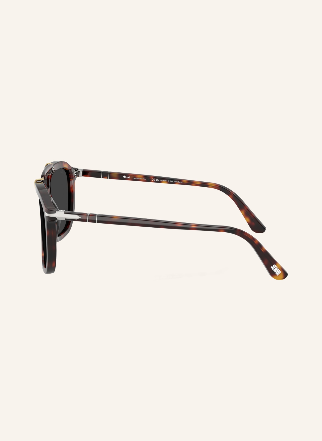 Persol Zonnebril PO0203S: HAVANA/ DONKERGRIJS GEPOLARISEERD