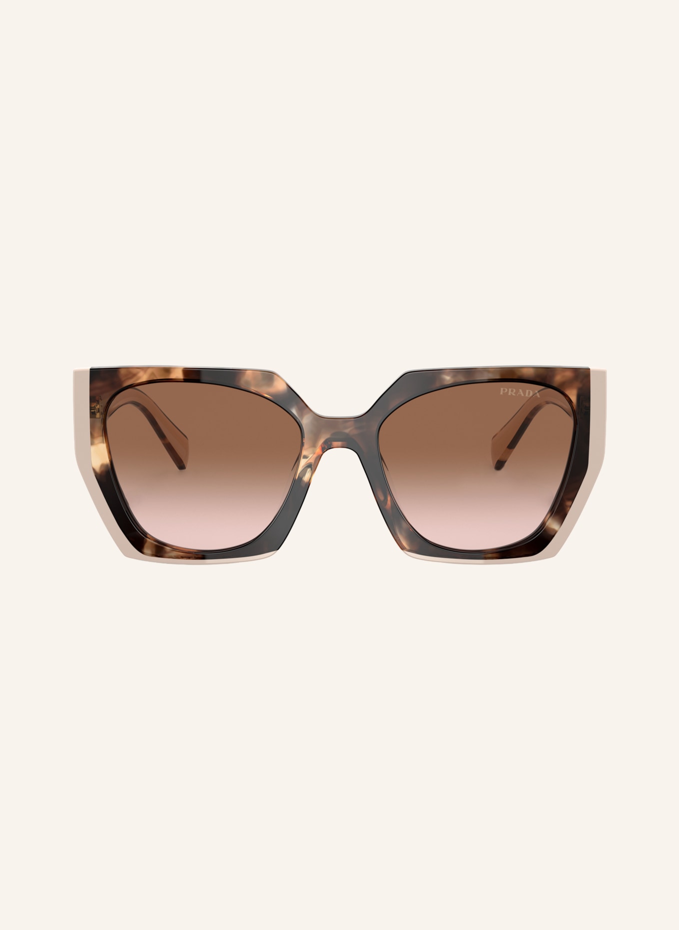 PRADA Zonnebril PR 15WSF: HAVANA/ BRUIN VERLOOP
