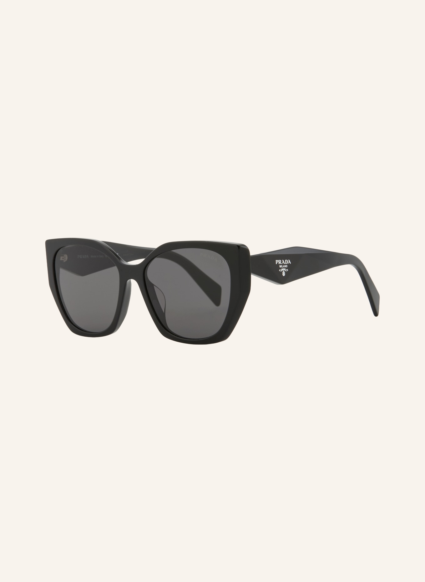 PRADA Sonnenbrille PR 19ZSF: SCHWARZ/ DUNKELGRAU