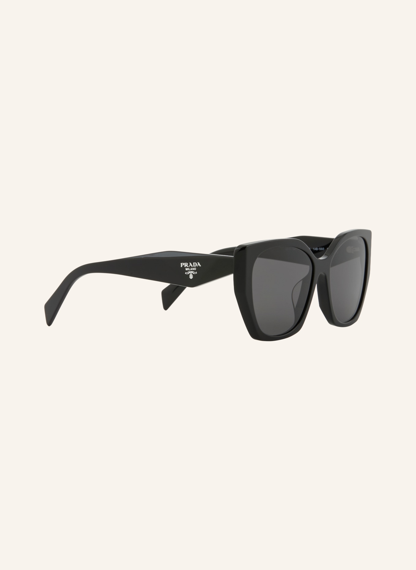 PRADA Sonnenbrille PR 19ZSF: SCHWARZ/ DUNKELGRAU