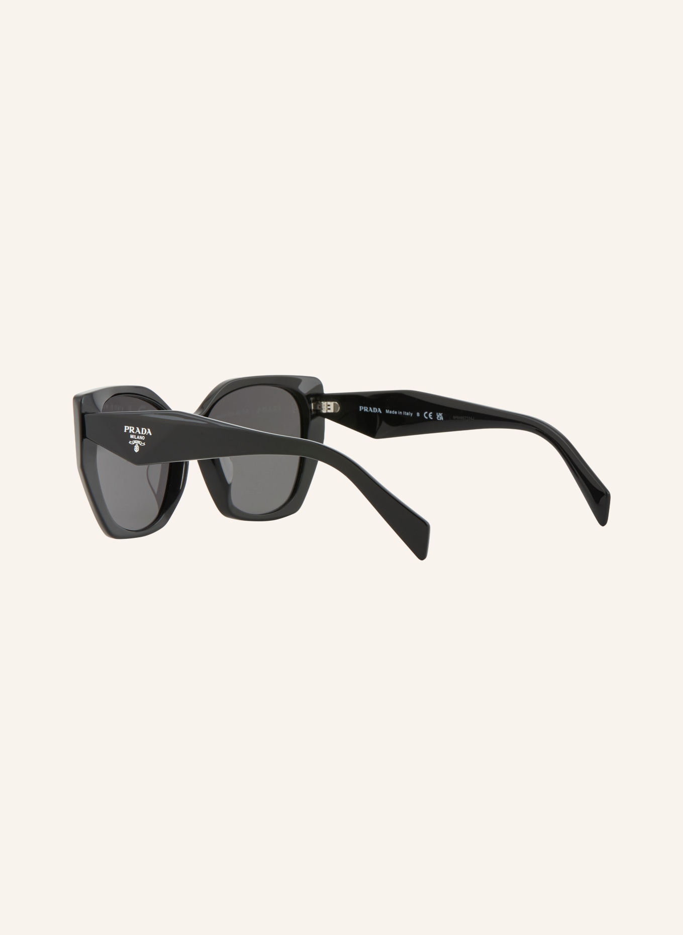 PRADA Sonnenbrille PR 19ZSF: SCHWARZ/ DUNKELGRAU
