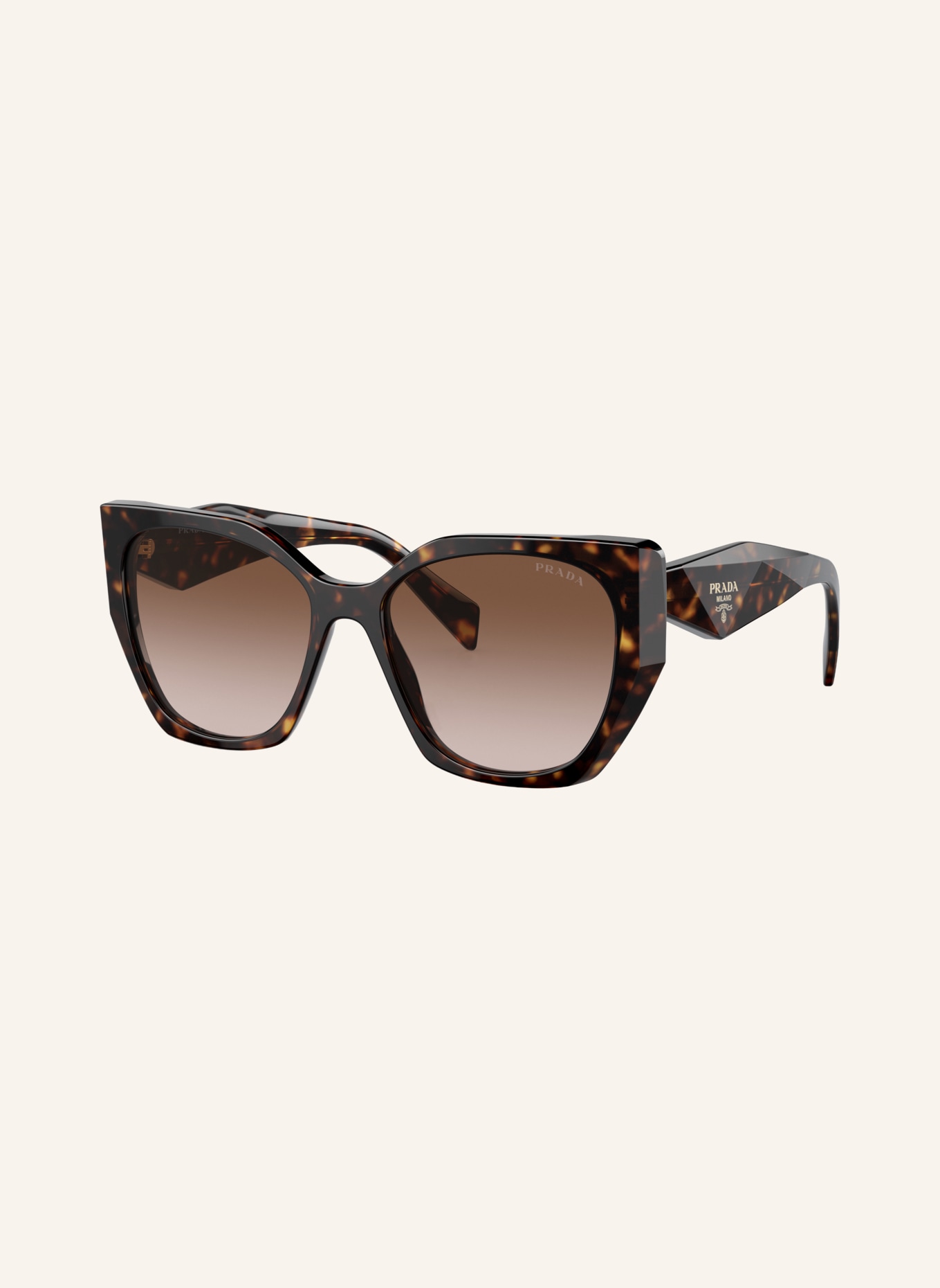 PRADA Zonnebril PR 19ZSF: HAVANA/ BRUIN VERLOOP