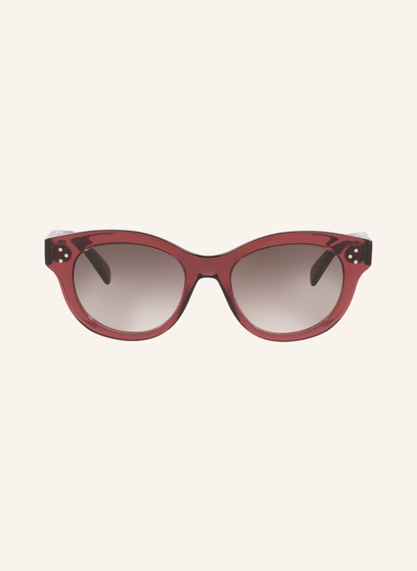 CELINE Zonnebril CL000622: ROOD/BRUIN VERLOOP