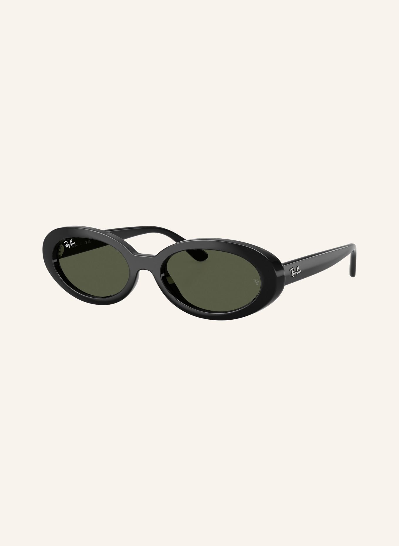Ray-Ban Zonnebril RB2223F: ZWART/ GROEN