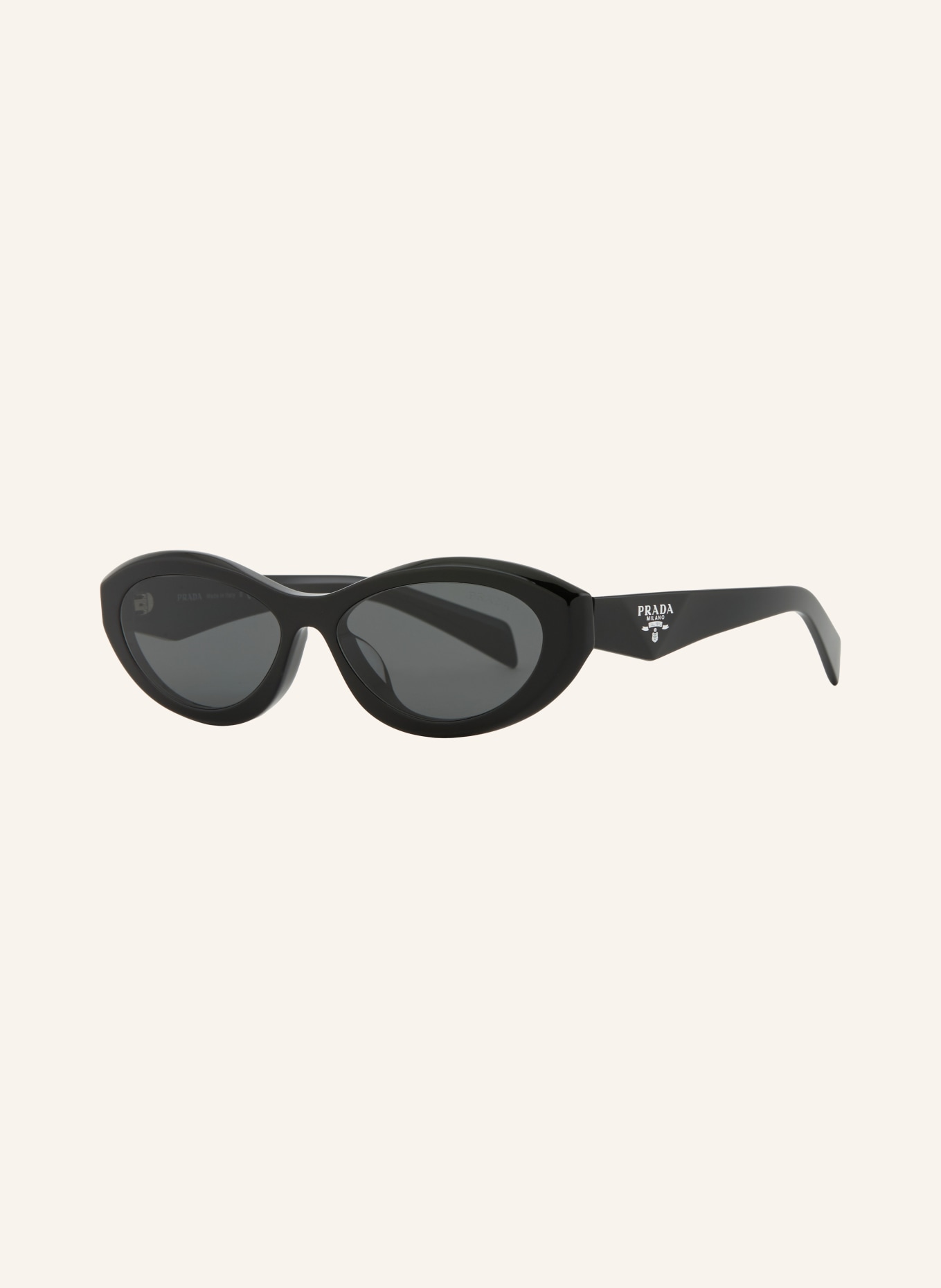 PRADA Lunettes de soleil PR 26ZSF: NOIR / GRIS FONCÉ