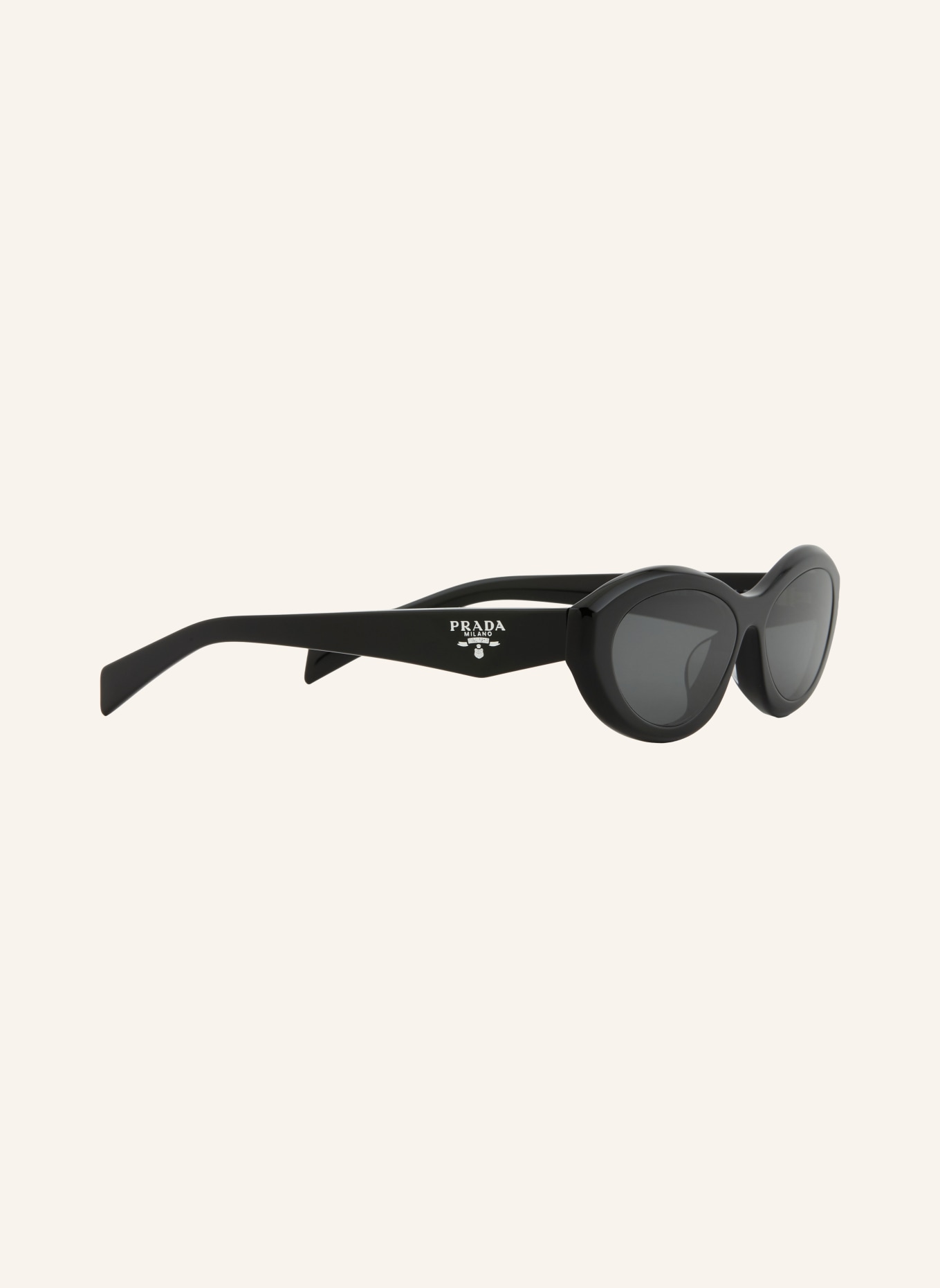 PRADA Lunettes de soleil PR 26ZSF: NOIR / GRIS FONCÉ