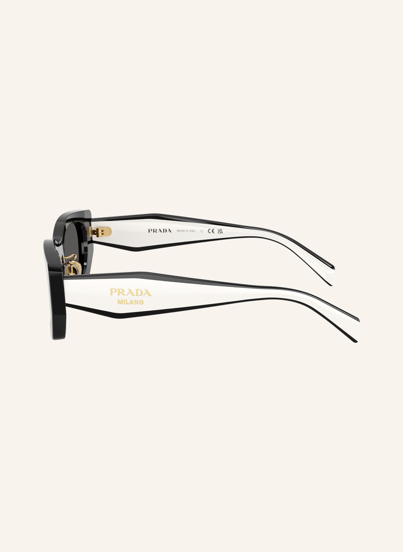 PRADA Sonnenbrille PR B05SF: SCHWARZ/ DUNKELGRAU