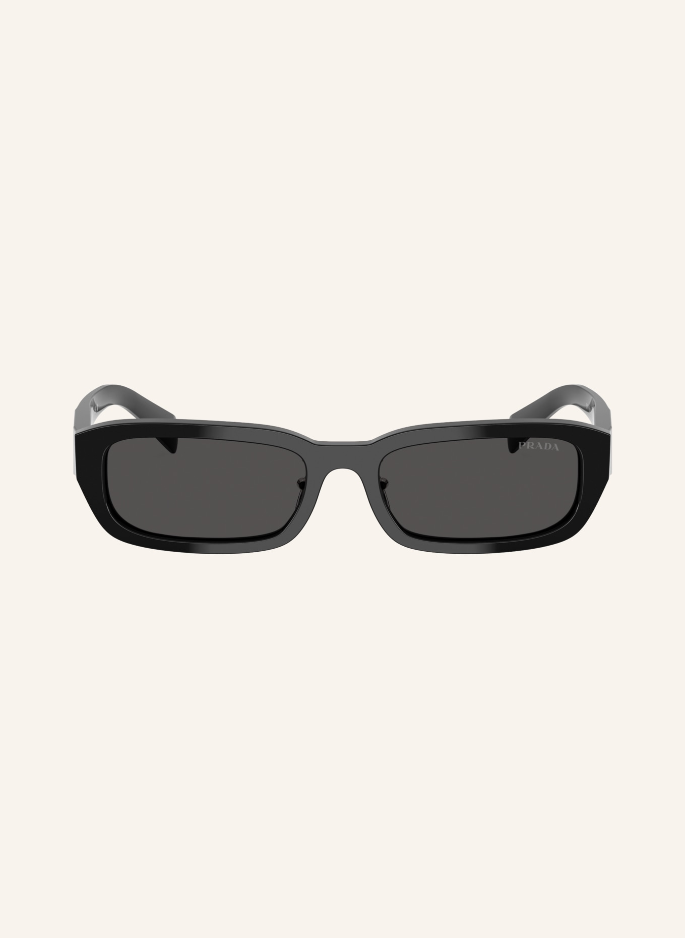 PRADA Sunglasses PR B06SF: BLACK/ DARK GREY