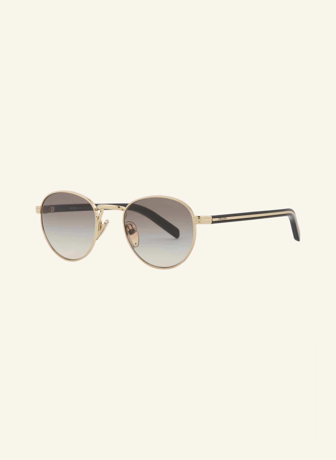PRADA Sunglasses PR B52S: GOLD/GRAY GRADIENT