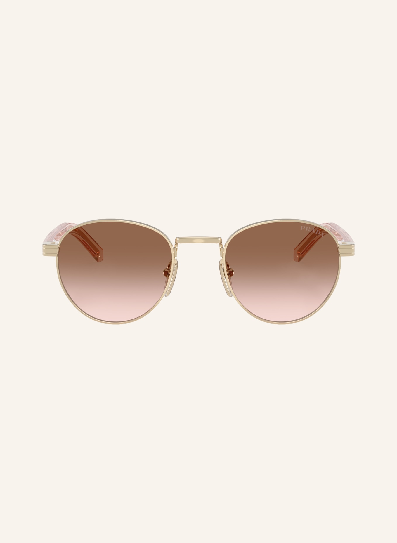 PRADA Sunglasses PR B52S: GOLD/BROWN GRADIENT