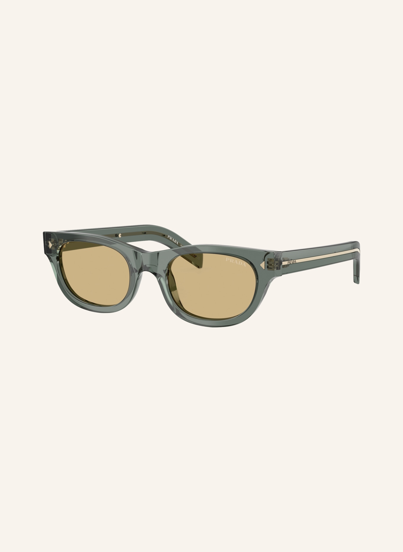 PRADA Sunglasses PR C09SF: BLUE/LIGHT BROWN