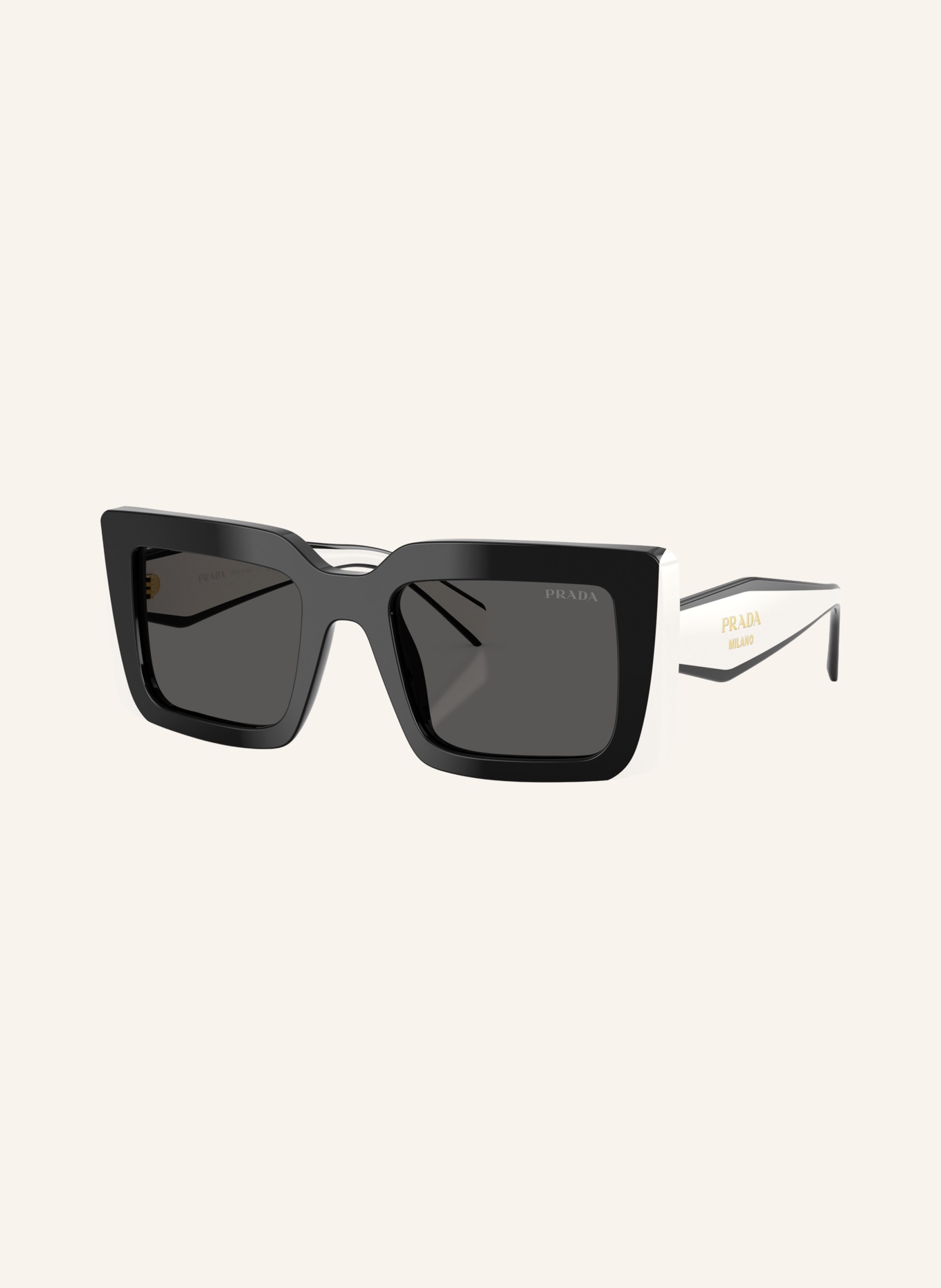 PRADA Sonnenbrille PR D01SF: SCHWARZ/ DUNKELGRAU
