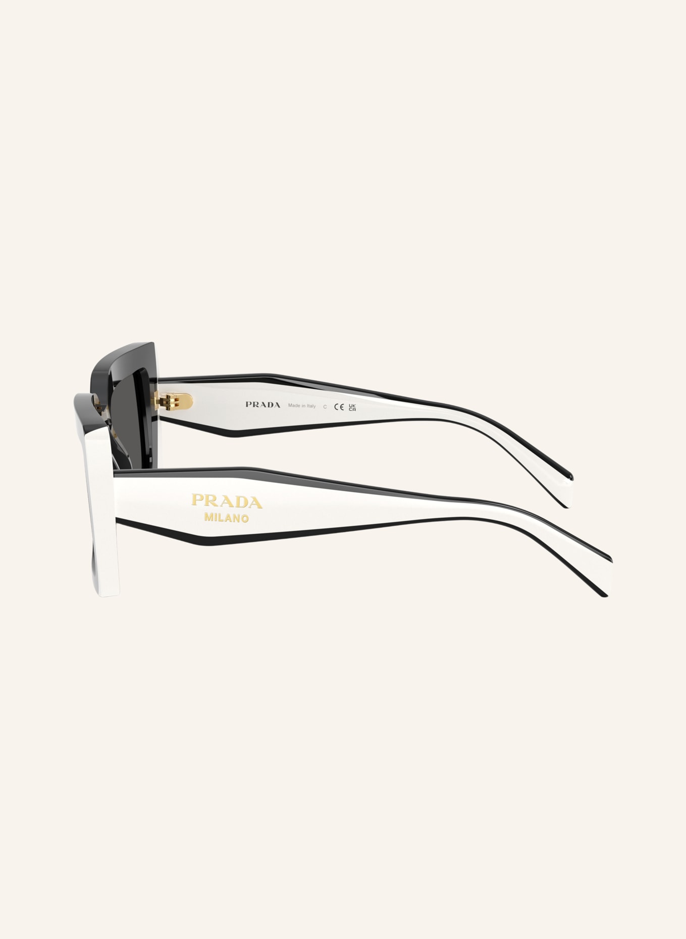 PRADA Sonnenbrille PR D01SF: SCHWARZ/ DUNKELGRAU
