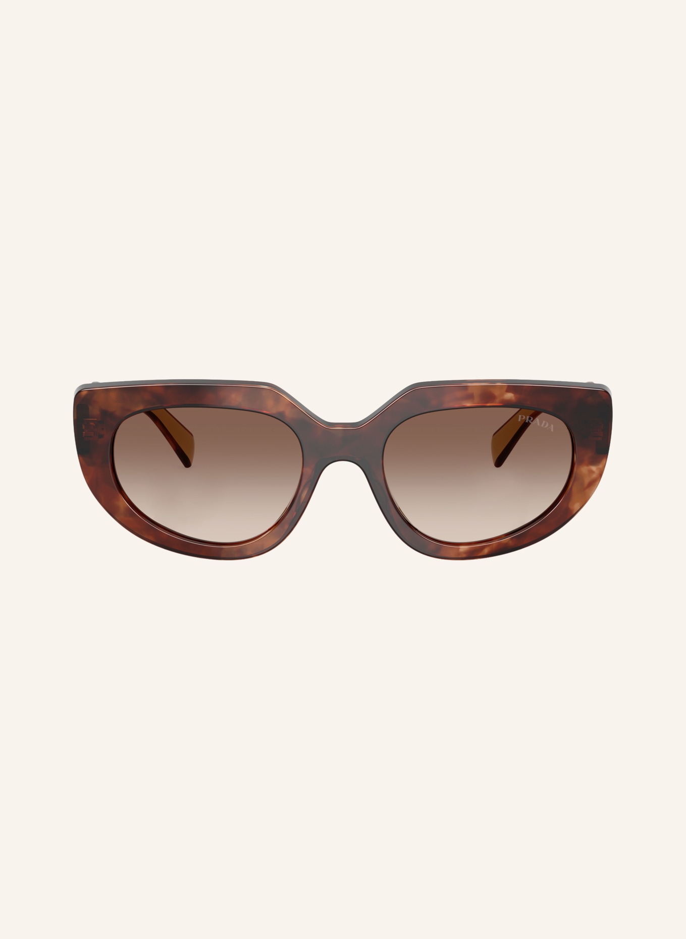 PRADA Zonnebril PR D02SF: HAVANA/ BRUIN VERLOOP