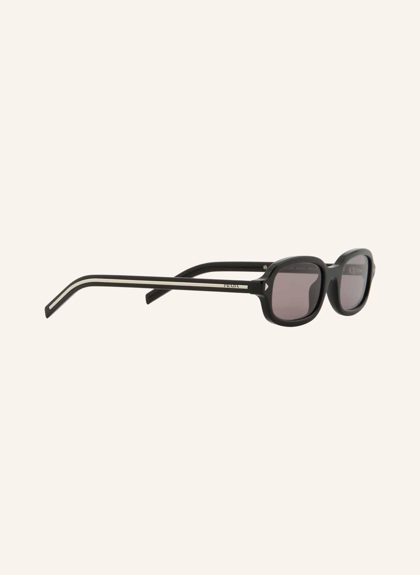 PRADA Sonnenbrille PR D06S: SCHWARZ/ HELLGRAU