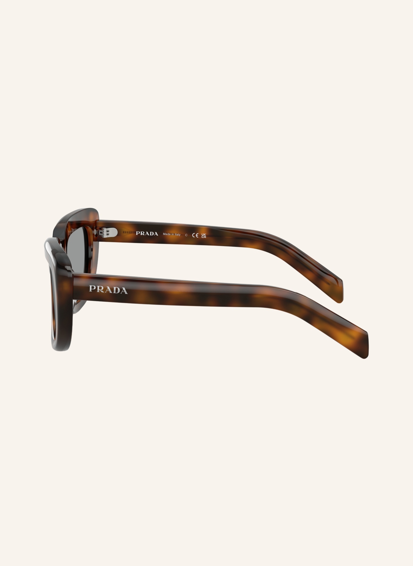 PRADA Okulary przeciwsłoneczne PR D07SF: HAVANA/ SZARY