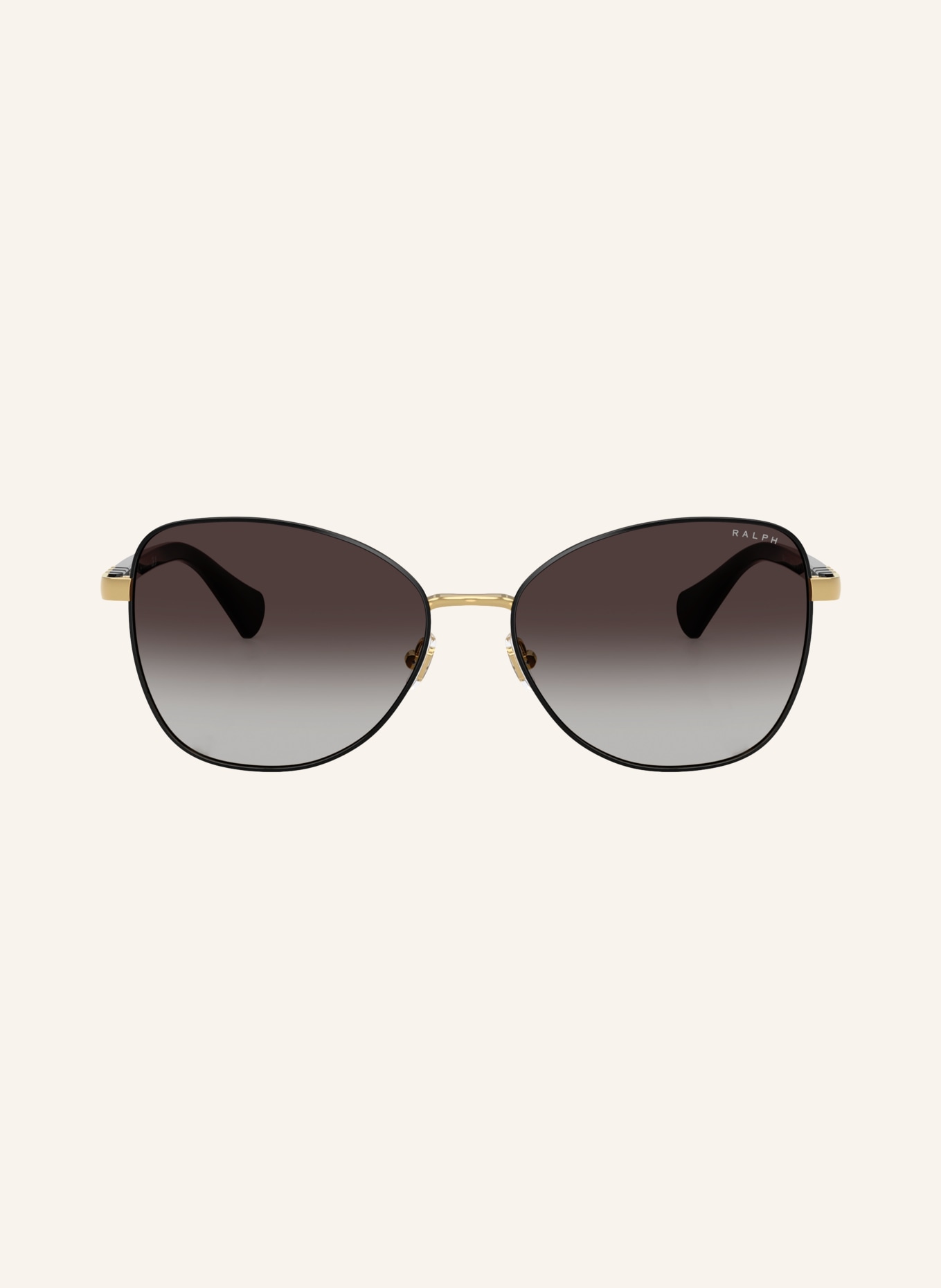RALPH Sunglasses RA4147: BLACK/GOLD/GRAY GRADIENT