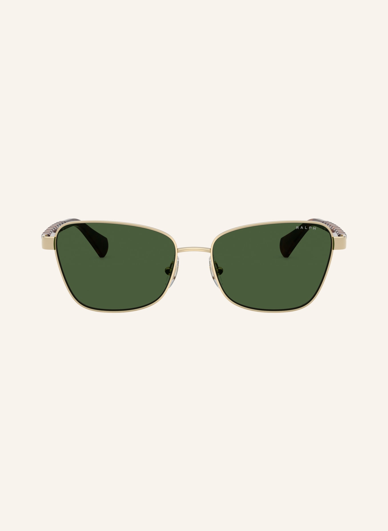 RALPH Sunglasses RA4149: GOLD / DARK GREEN
