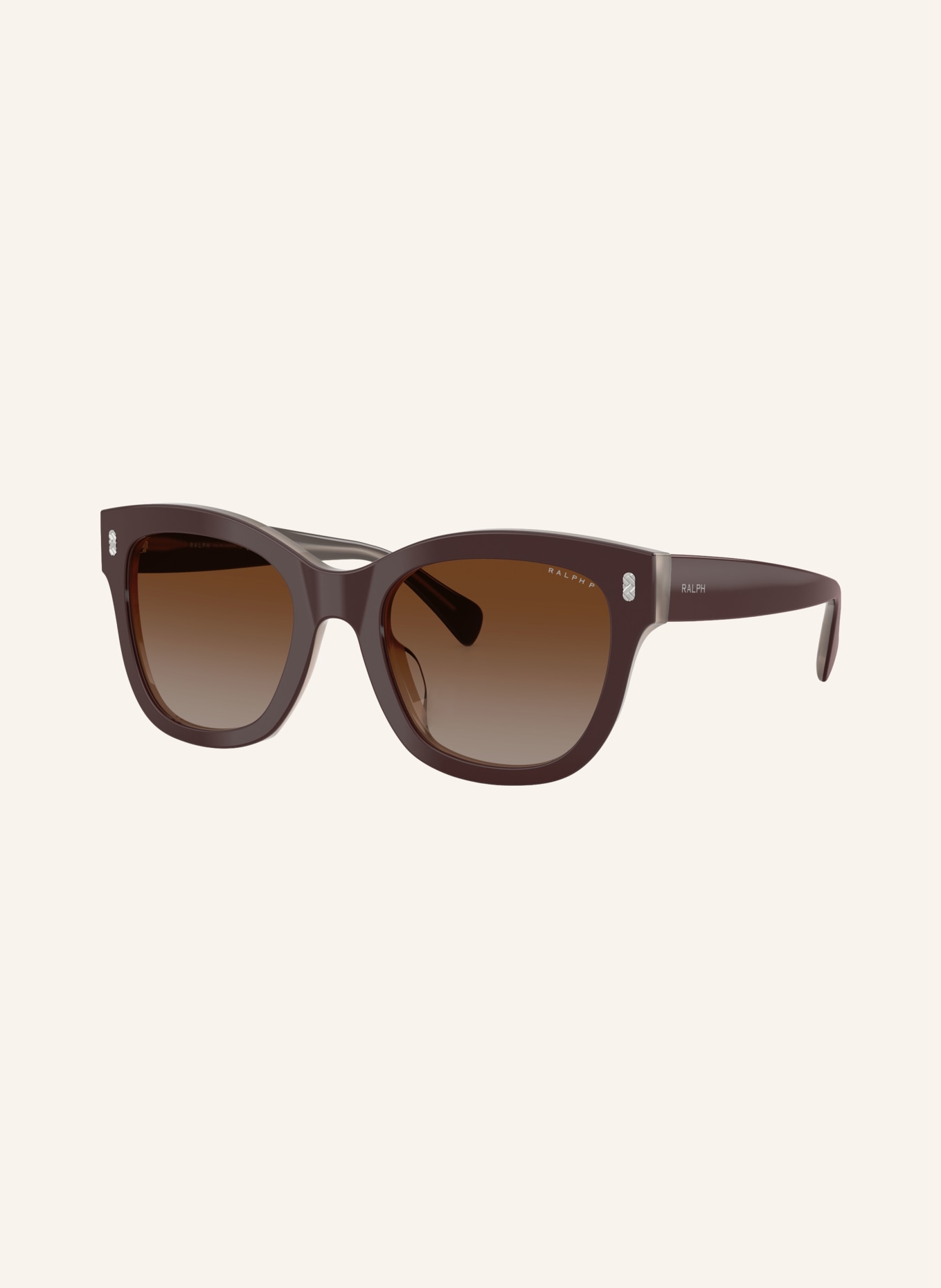RALPH Sunglasses RA5301U: DARK BROWN/BROWN POLARIZED