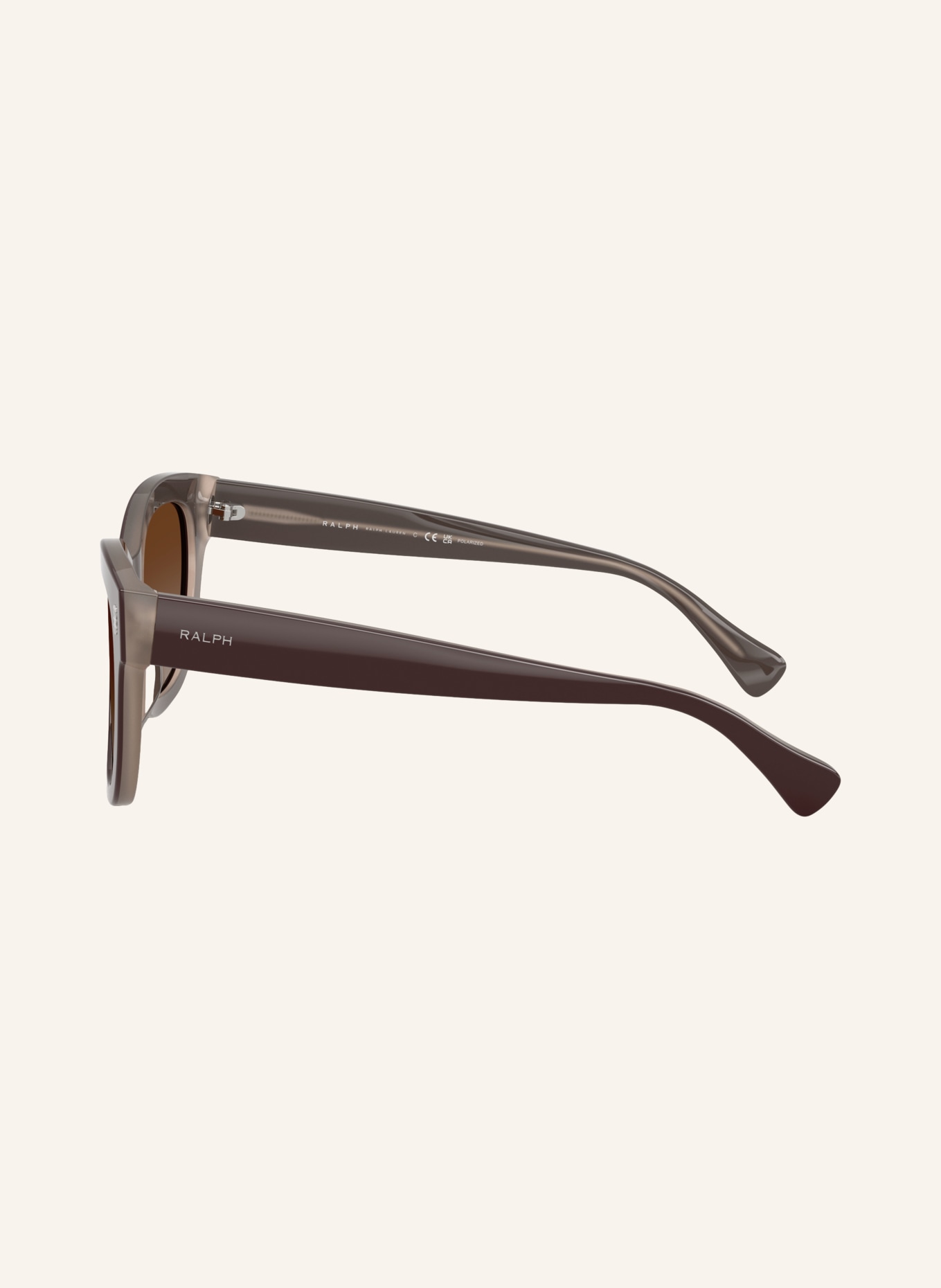 RALPH Sunglasses RA5301U: DARK BROWN/BROWN POLARIZED