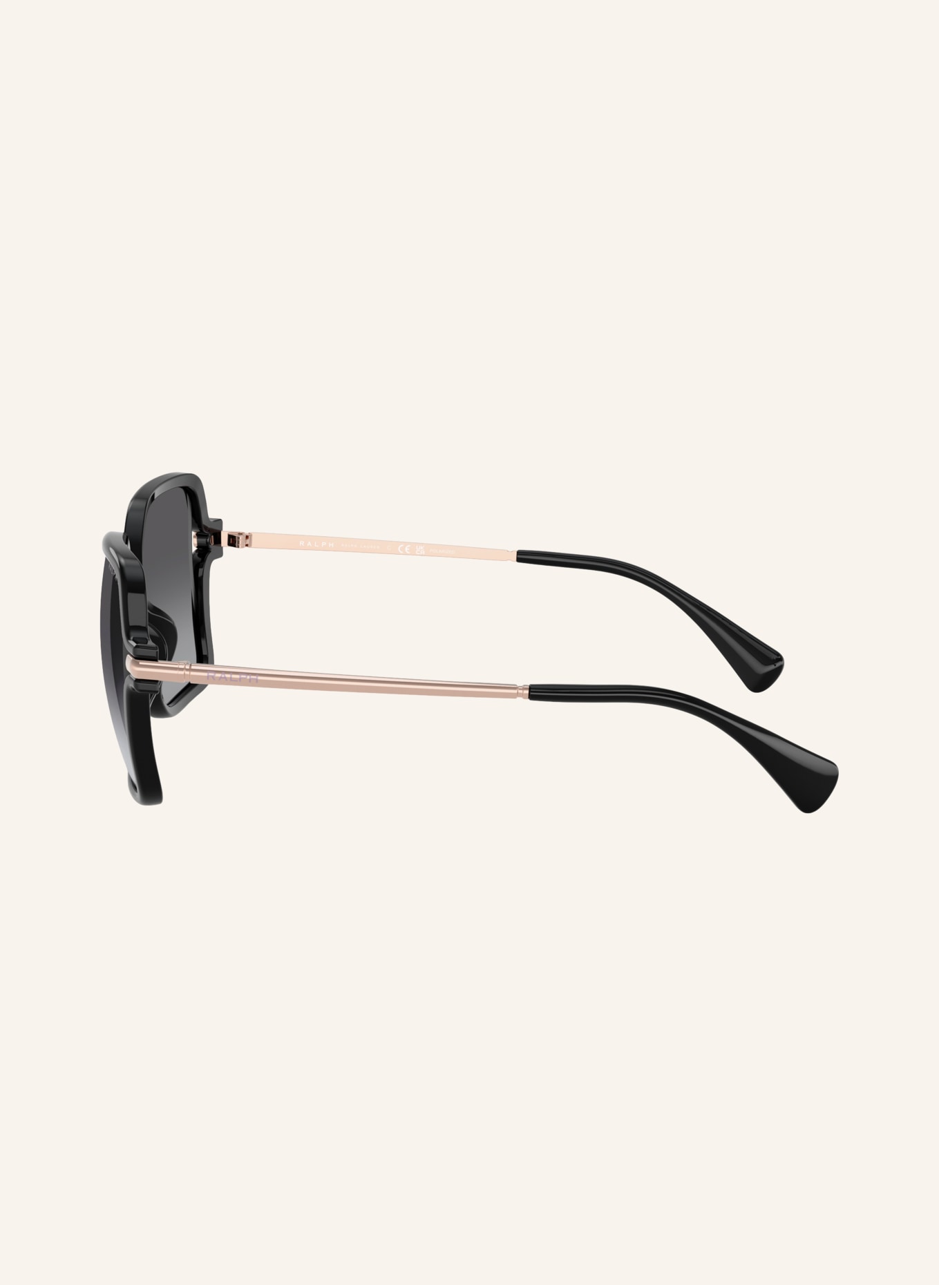 RALPH Sunglasses RA5319U: BLACK/GRAY POLARIZED