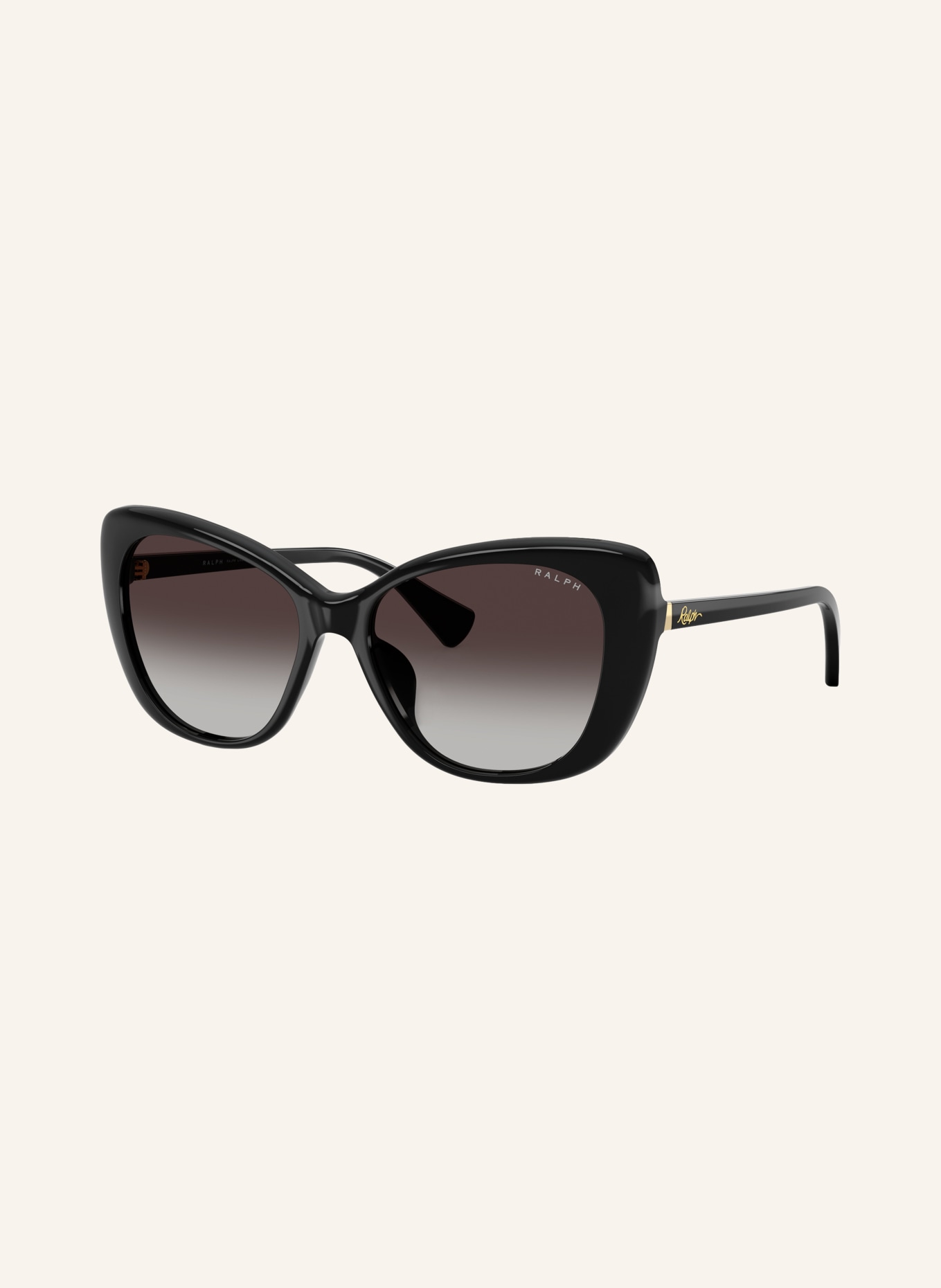 RALPH Sunglasses RA5329U: BLACK/GRAY GRADIENT