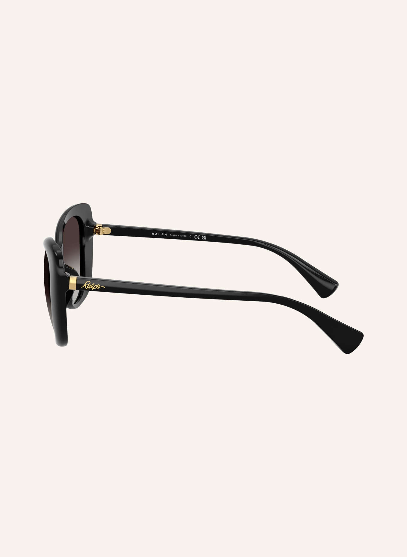 RALPH Sunglasses RA5329U: BLACK/GRAY GRADIENT