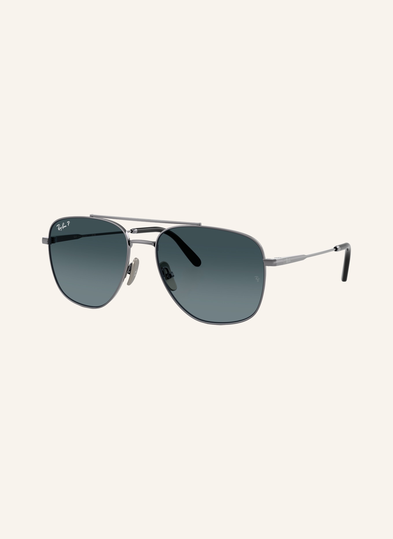 Ray-Ban Zonnebril RB8097: GRIJS/BLAUW GEPOLARISEERD