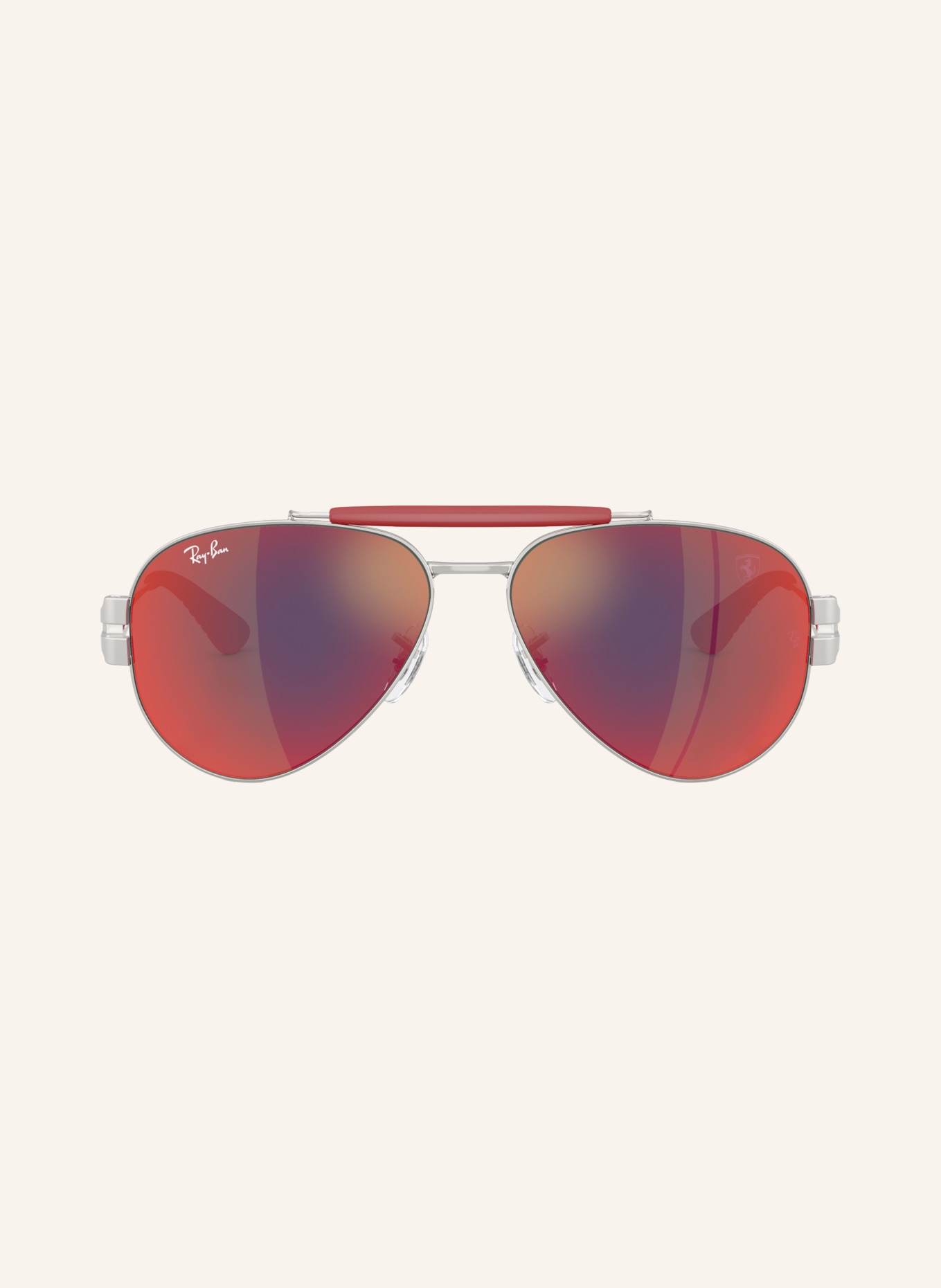 Ray-Ban Zonnebril RB3762M: ZILVER/ DONKERGRIJS GESPIGELD