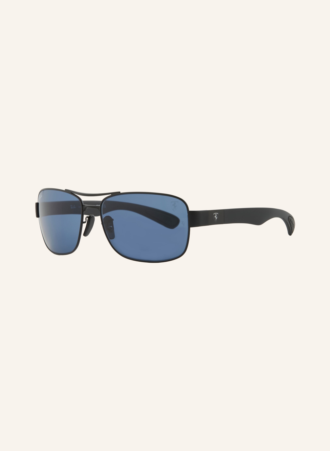 Ray-Ban Sonnenbrille RB3763M: MATT SCHWARZ/ DUNKELBLAU