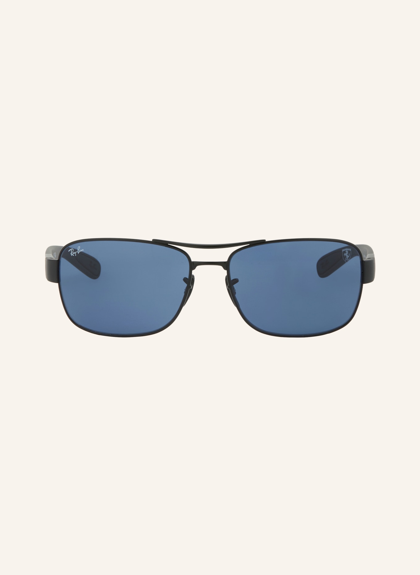 Ray-Ban Sonnenbrille RB3763M: MATT SCHWARZ/ DUNKELBLAU