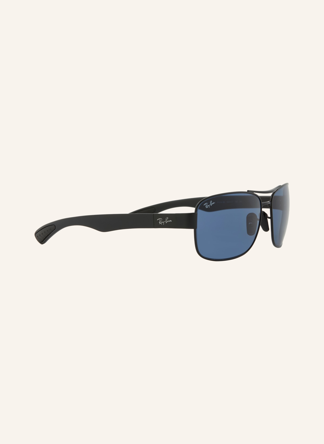Ray-Ban Sonnenbrille RB3763M: MATT SCHWARZ/ DUNKELBLAU