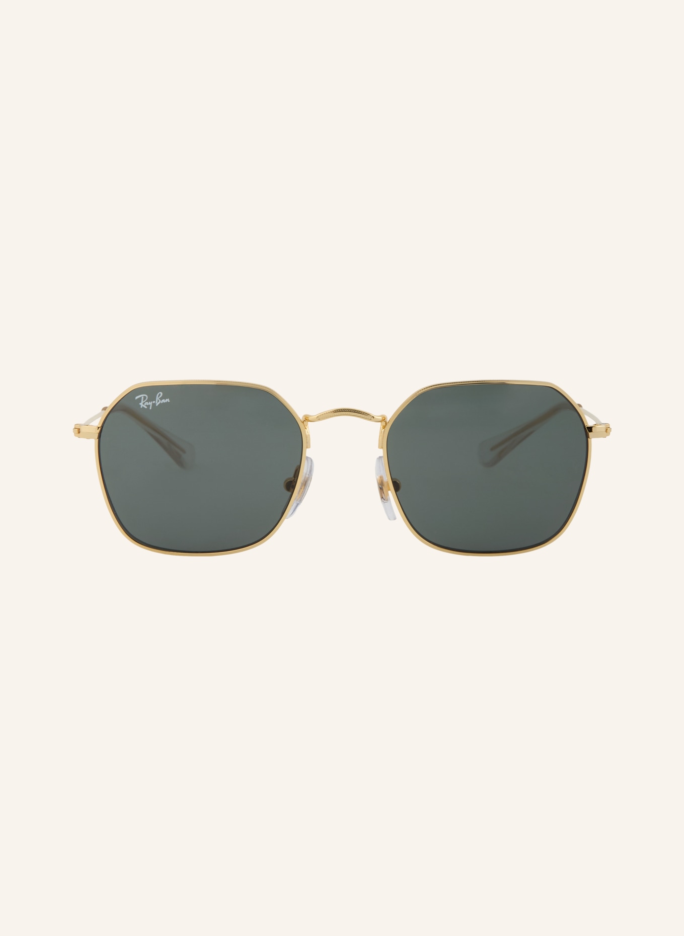 Ray-Ban Okulary przeciwsłoneczne RB9594S: ZŁOTO/ CIEMNOZIELONY
