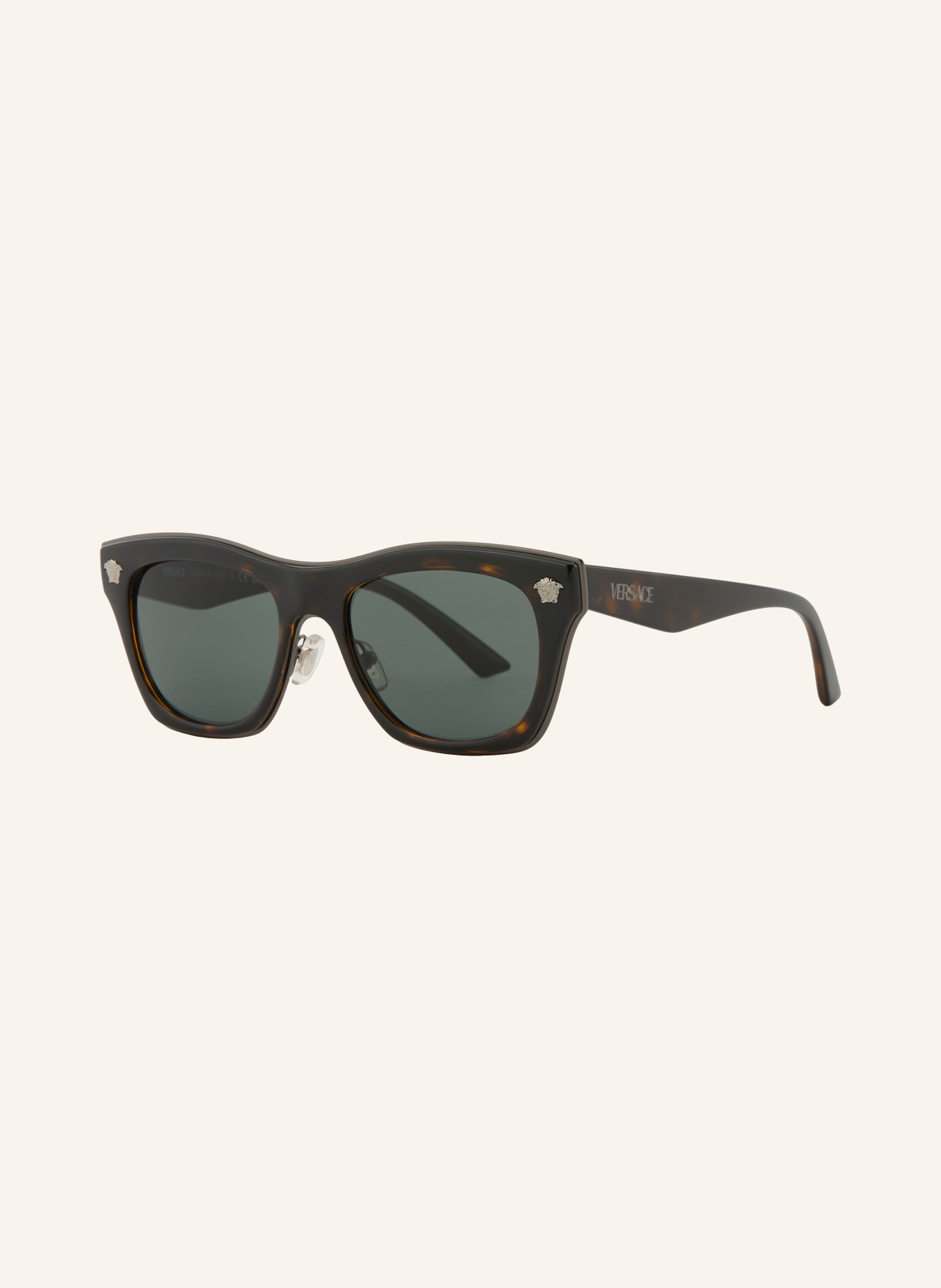 VERSACE Sonnenbrille VE2272: HAVANA/ DUNKELGRAU