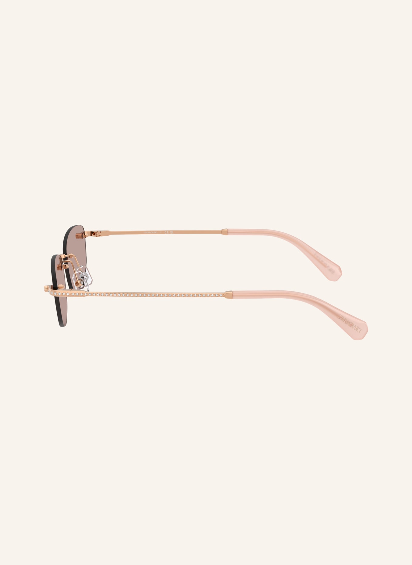 SWAROVSKI Sonnenbrille SK7045D: ROSÉGOLD/ BRAUN