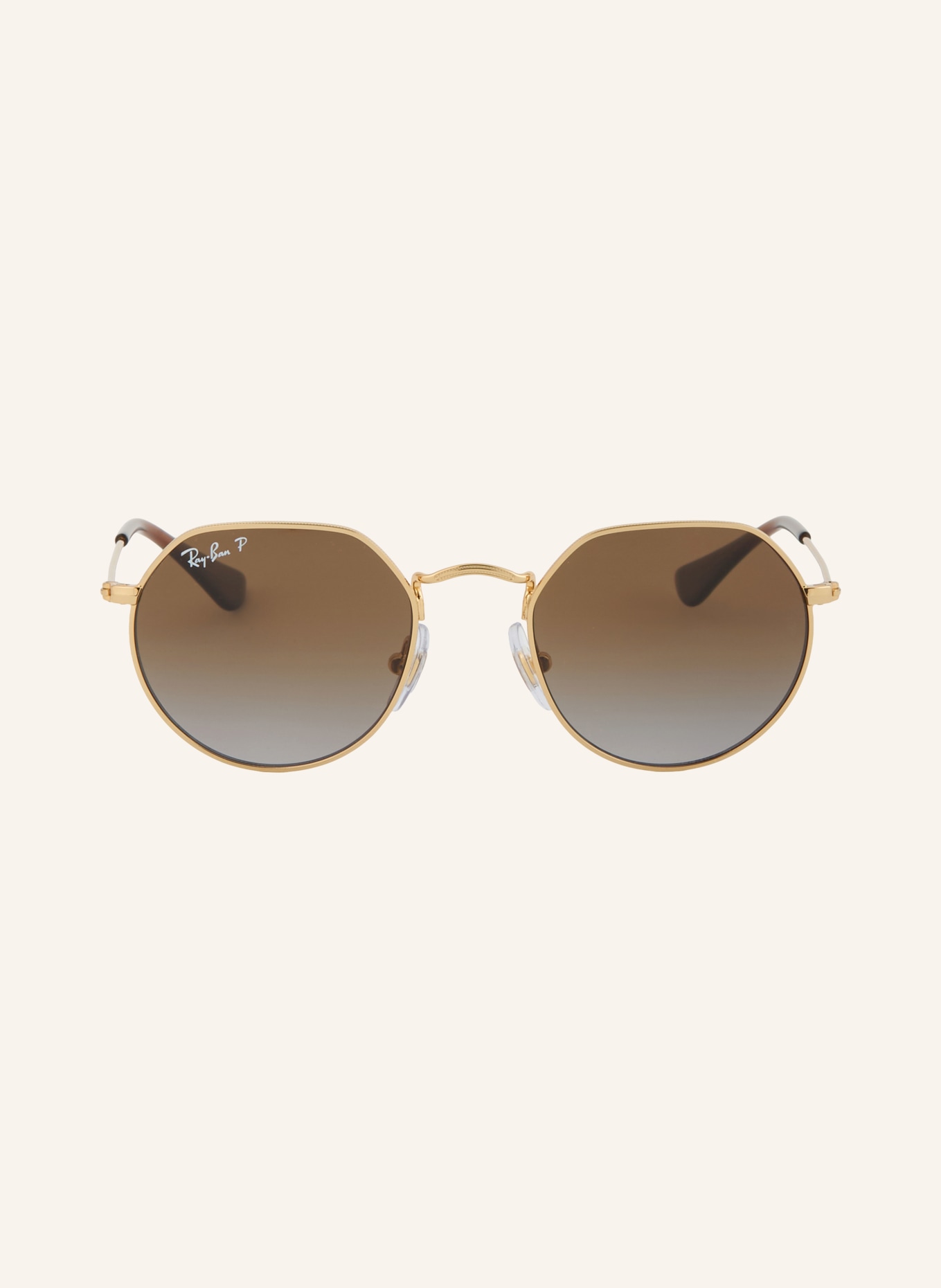 Ray-Ban Sonnenbrille RB9565S: GOLD/ BRAUN POLARISIERT
