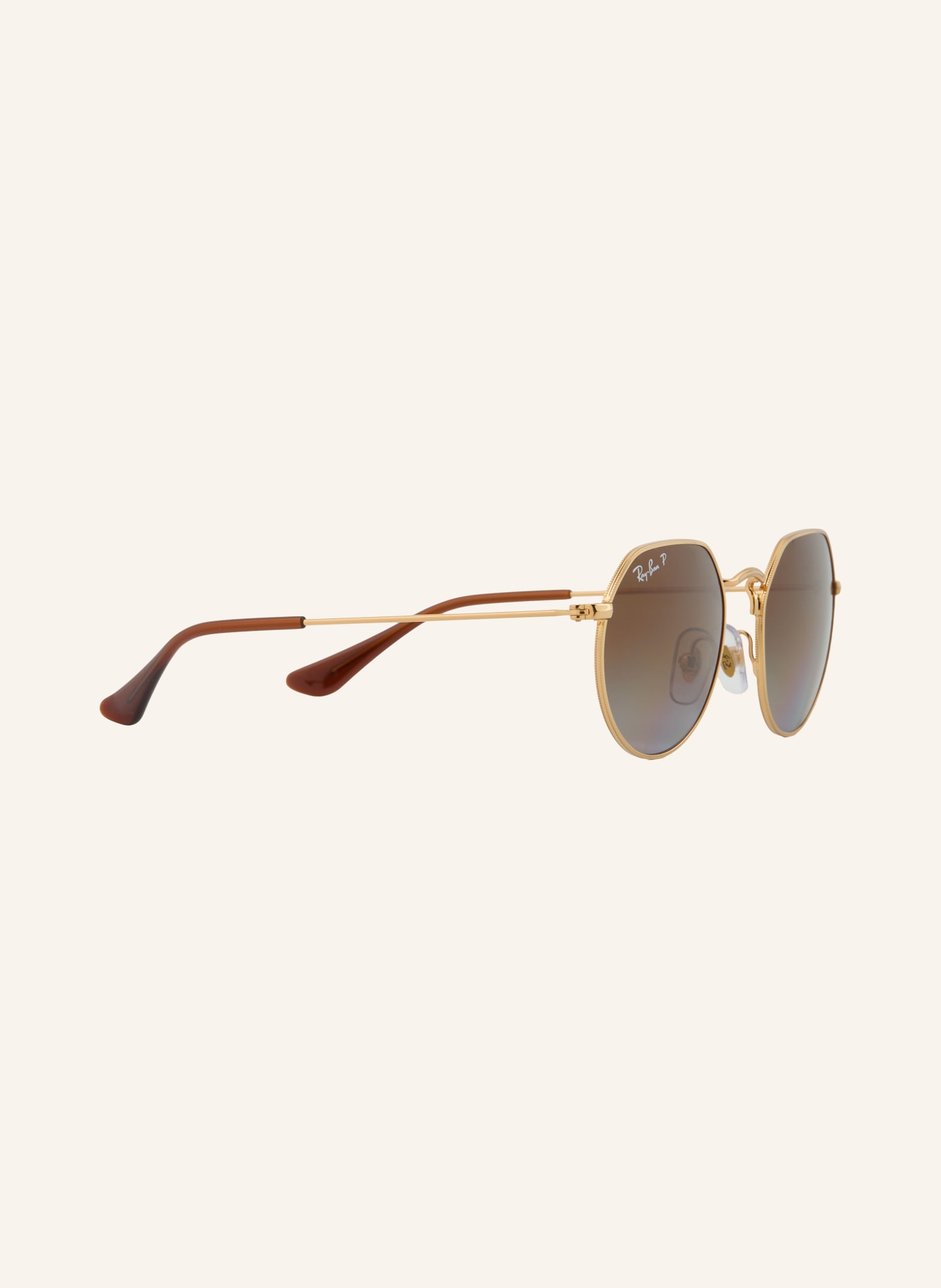 Ray-Ban Sonnenbrille RB9565S: GOLD/ BRAUN POLARISIERT