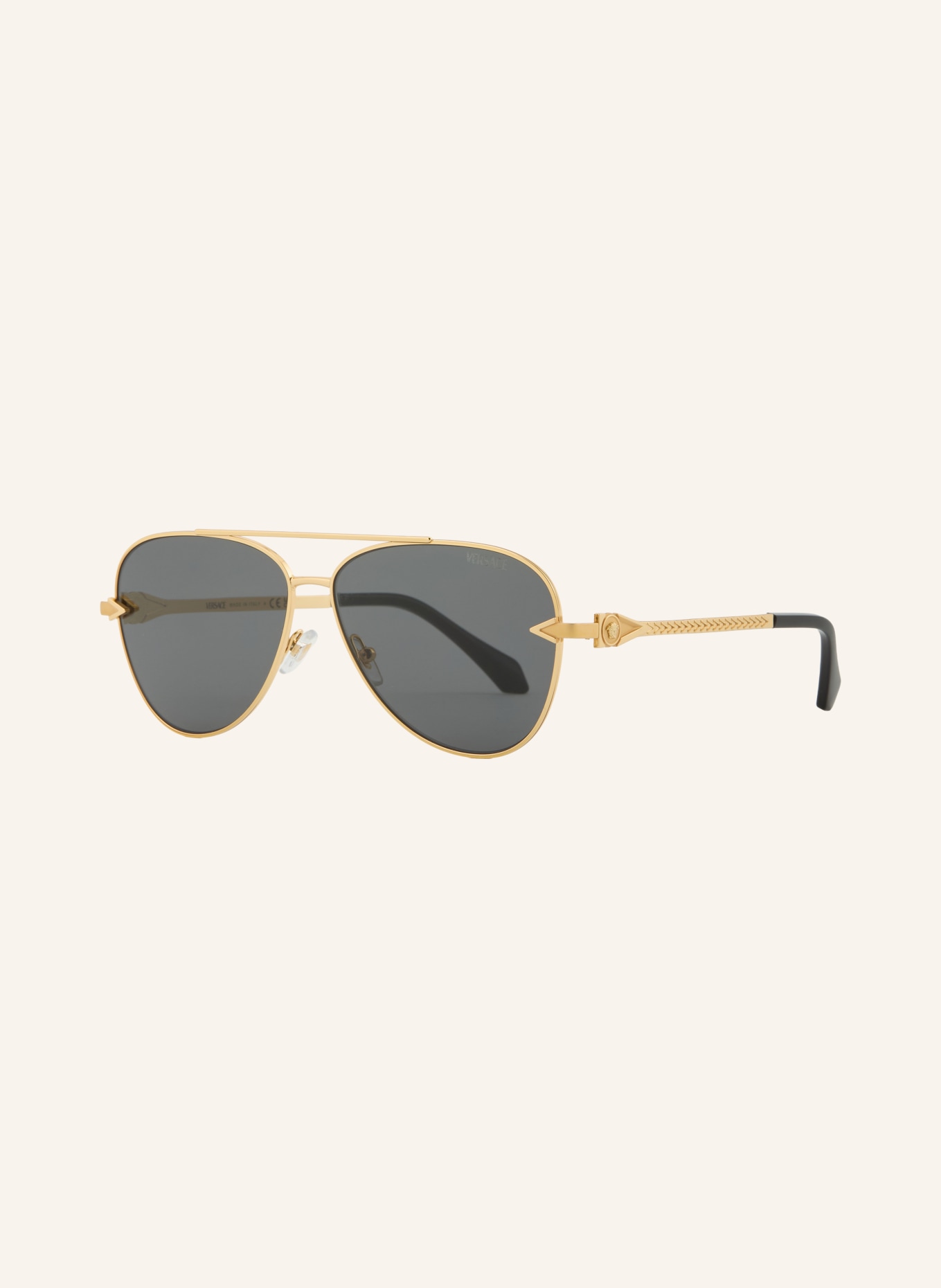 VERSACE Sonnenbrille VE2283: GOLD/ DUNKELGRAU