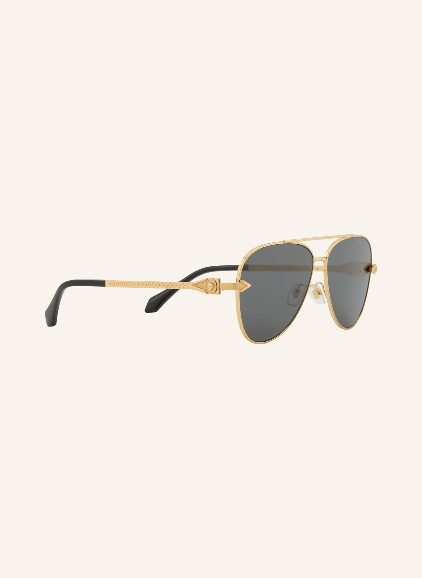 VERSACE Sonnenbrille VE2283: GOLD/ DUNKELGRAU