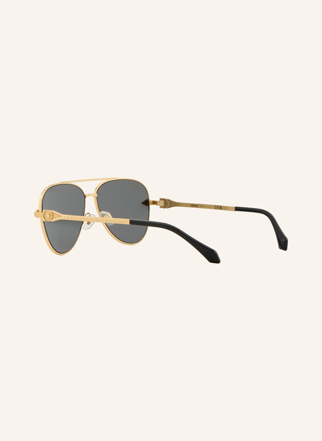 VERSACE Sonnenbrille VE2283: GOLD/ DUNKELGRAU