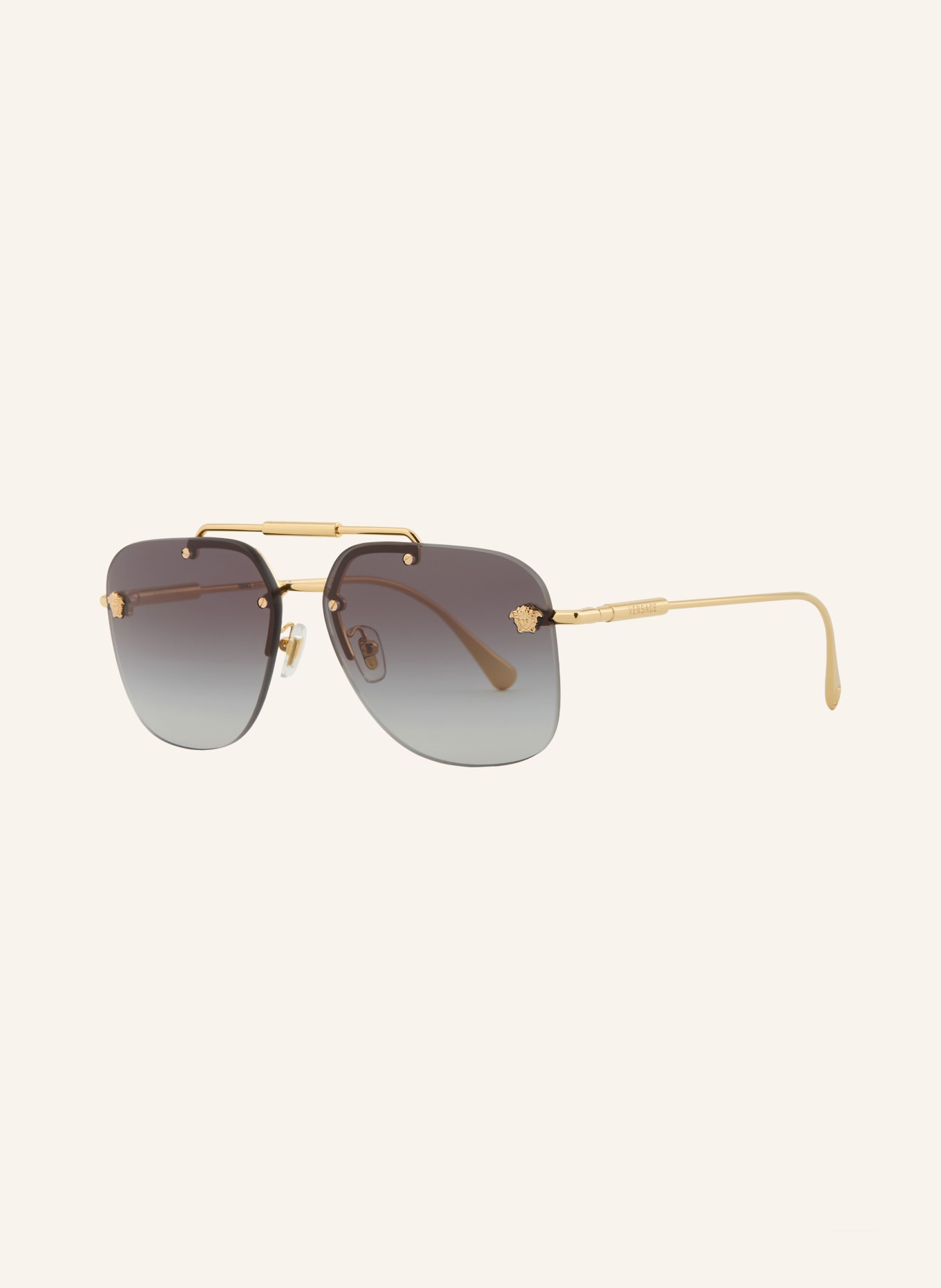 VERSACE Sonnenbrille VE2296: GOLD/ GRAU VERLAUF
