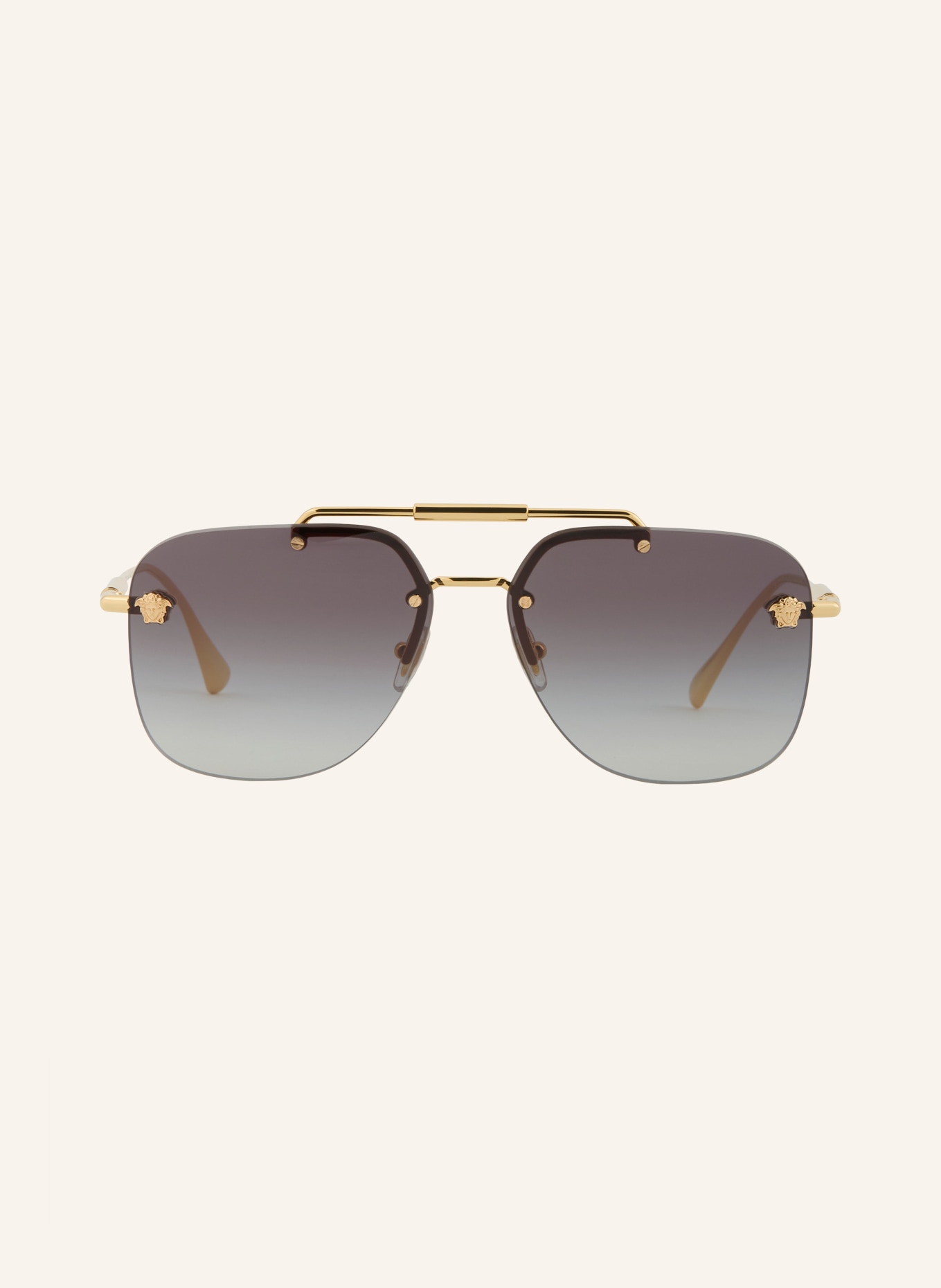 VERSACE Sonnenbrille VE2296: GOLD/ GRAU VERLAUF