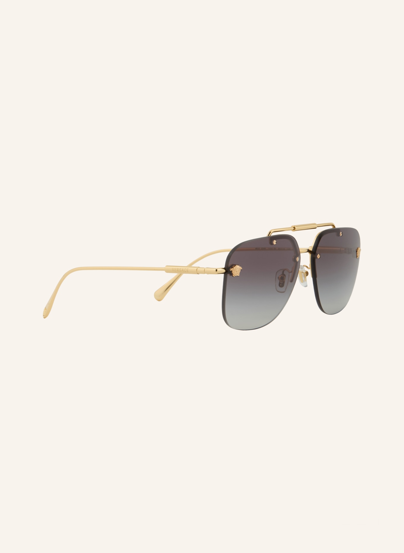 VERSACE Sonnenbrille VE2296: GOLD/ GRAU VERLAUF
