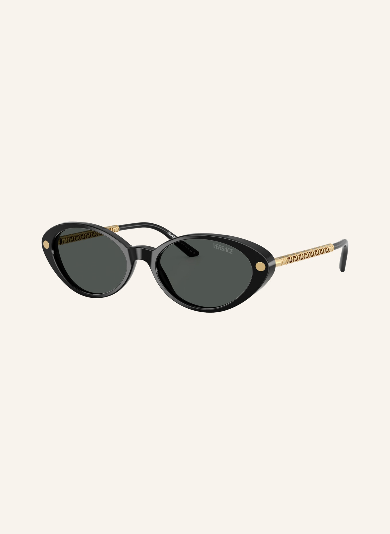 VERSACE Sunglasses VE4469: BLACK/ DARK GREY