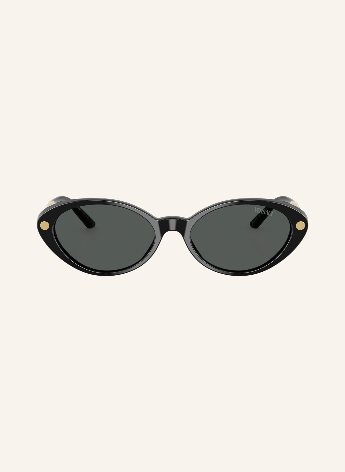 VERSACE Sunglasses VE4469: BLACK/ DARK GREY