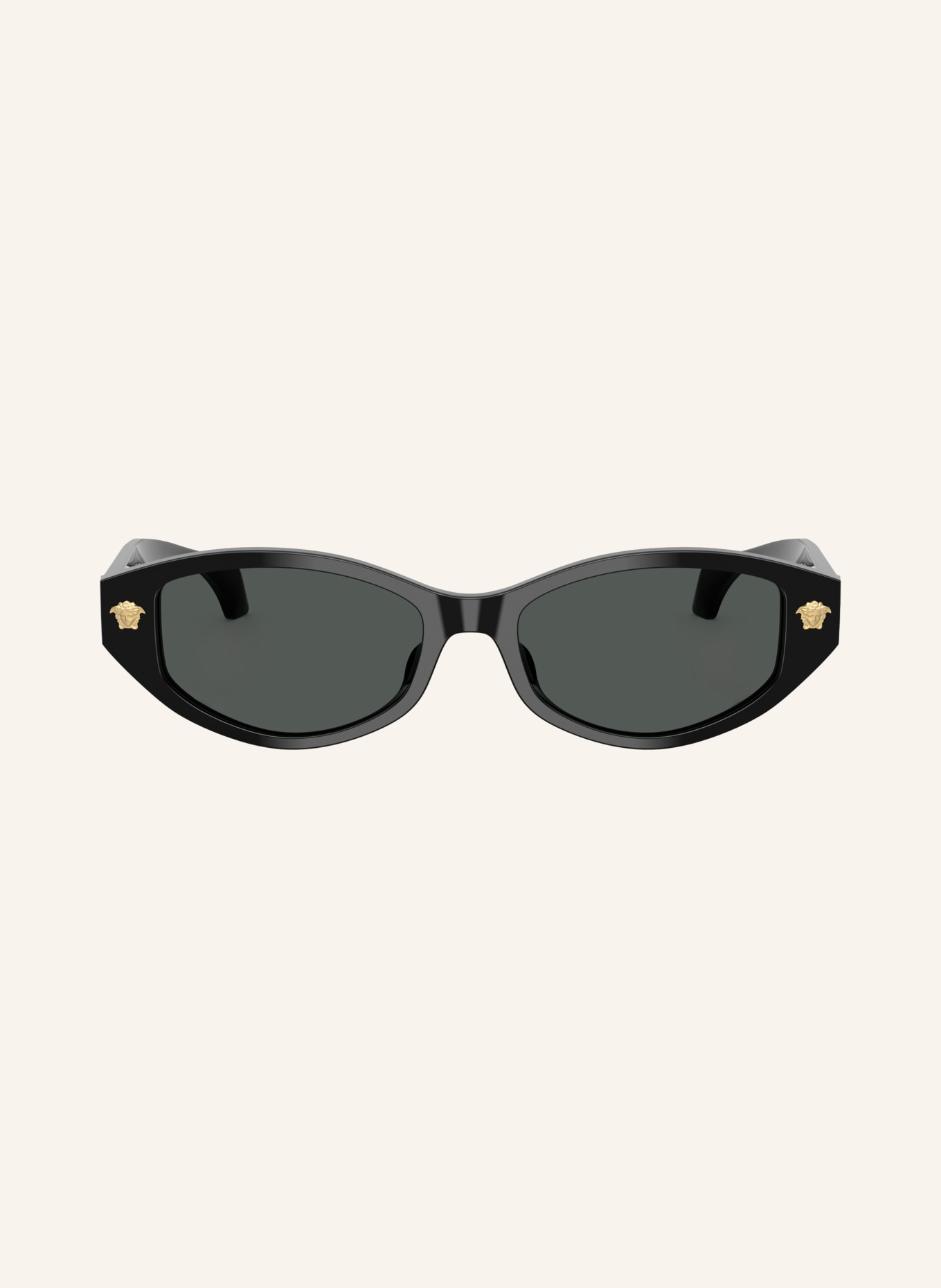 VERSACE Okulary przeciwsłoneczne VE4512D: CZARNY/ CIEMNOSZARY