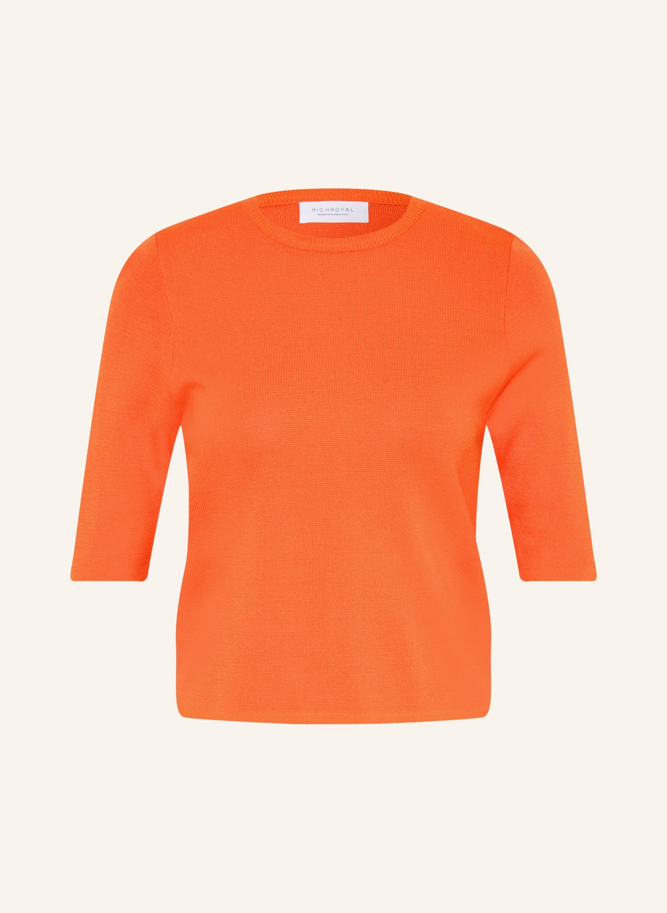 Rich & Royal Strickshirt: ORANGE